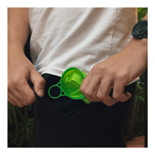 Copo de silicone flexível - Verde